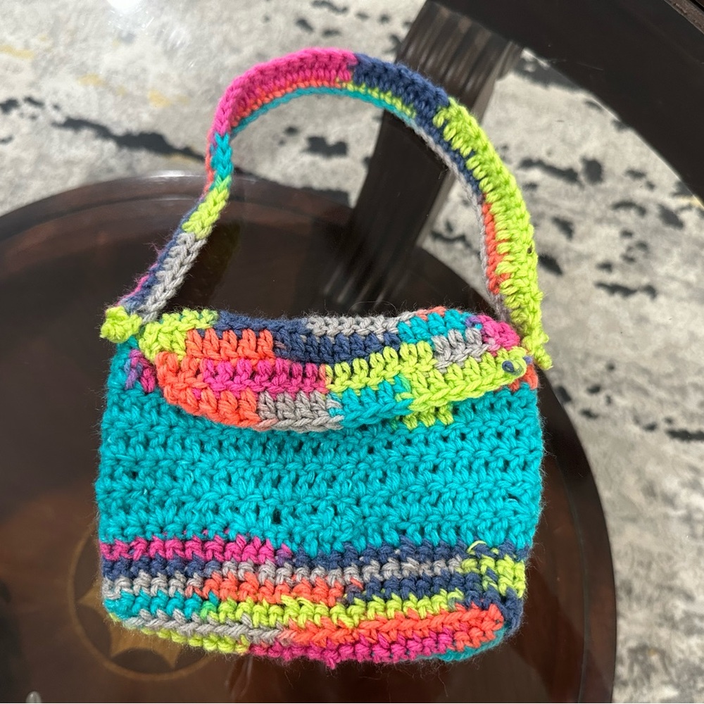 Handmade Crochet Kids Handbag